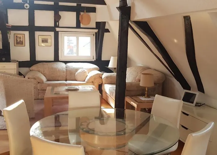 公寓 Penthouse Zentrum, Sonnige Dachterrasse